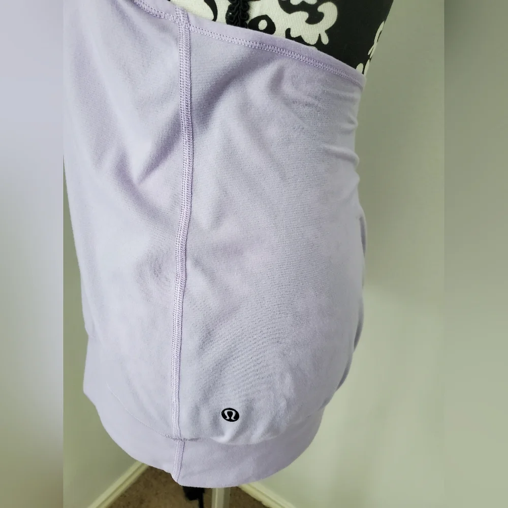 Lululemon light purple tank top women's size 8 - Picture 8 of 12